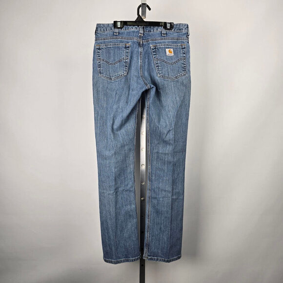 Carhartt Traditional Fit Denim Straight Leg Jeans Size 10x32 - Picture 6 of 9